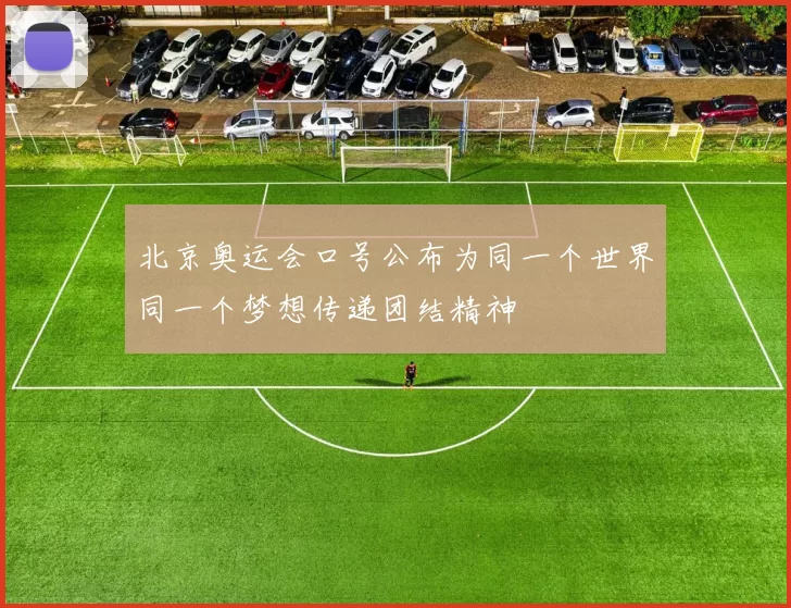北京奥运会口号公布为同一个世界同一个梦想传递团结精神