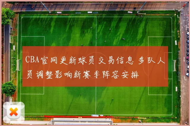 CBA官网更新球员交易信息 多队人员调整影响新赛季阵容安排