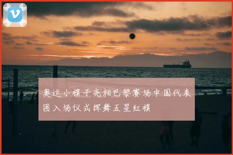 奥运小旗子亮相巴黎赛场中国代表团入场仪式挥舞五星红旗